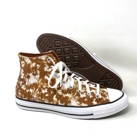 Converse Ctas High Top Shoes Men’s Size Canvas Warm Tan White Skate A06004C - Picture 11 of 11